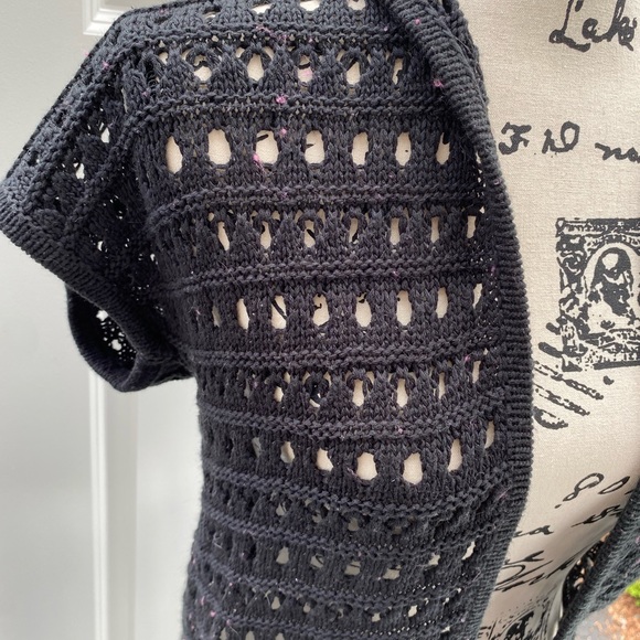 NWOT Black Wet Seal Beachy Cardigan - Picture 5 of 5